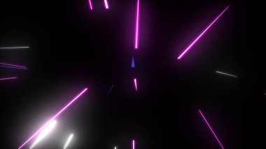 Parlayan Parçacıklar Akıyor Çok Renkli Rays dizgileri Arkaplan resimleme arkaplanı.