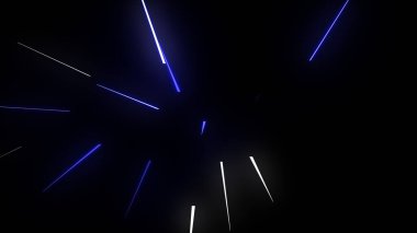 Parlayan Parçacıklar Akıyor Çok Renkli Rays dizgileri Arkaplan resimleme arkaplanı.