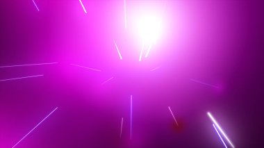 Parlak çoklu renk neon parçacıkları parlayan sicim akışı, web tasarımınız, başlıklarınız, başlıklarınız ve metinleriniz için renkli arkaplan resimleme arkaplanı.