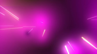 Parlak çoklu renk neon parçacıkları parlayan sicim akışı, web tasarımınız, başlıklarınız, başlıklarınız ve metinleriniz için renkli arkaplan resimleme arkaplanı.