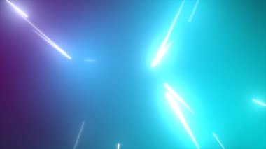 Parlak çoklu renk neon parçacıkları parlayan sicim akışı, web tasarımınız, başlıklarınız, başlıklarınız ve metinleriniz için renkli arkaplan resimleme arkaplanı.