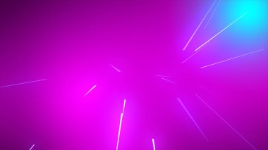 Parlak çoklu renk neon parçacıkları parlayan sicim akışı, web tasarımınız, başlıklarınız, başlıklarınız ve metinleriniz için renkli arkaplan resimleme arkaplanı.