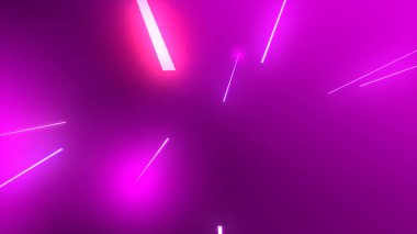 Parlak çoklu renk neon parçacıkları parlayan sicim akışı, web tasarımınız, başlıklarınız, başlıklarınız ve metinleriniz için renkli arkaplan resimleme arkaplanı.