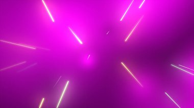 Parlak çoklu renk neon parçacıkları parlayan sicim akışı, web tasarımınız, başlıklarınız, başlıklarınız ve metinleriniz için renkli arkaplan resimleme arkaplanı.