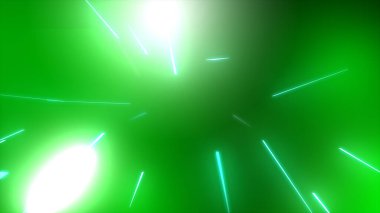 Parlak çoklu renk neon parçacıkları parlayan sicim akışı, web tasarımınız, başlıklarınız, başlıklarınız ve metinleriniz için renkli arkaplan resimleme arkaplanı.