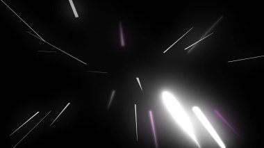 Parlak çoklu renk neon parçacıkları parlayan sicim akışı, web tasarımınız, başlıklarınız, başlıklarınız ve metinleriniz için renkli arkaplan resimleme arkaplanı.