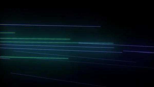 Dark Abstract Background Glowing Neon Lines Magic Lights Space Motion — 图库照片