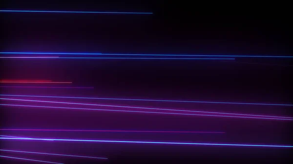 Dark Abstract Background Glowing Neon Lines Magic Lights Space Motion —  Fotos de Stock