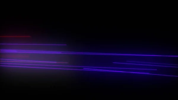 Dark Abstract Background Glowing Neon Lines Magic Lights Space Motion — ストック写真