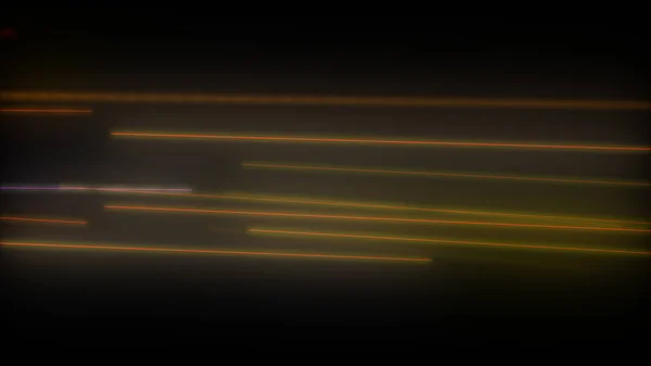 Темний Абстрактний Фон Сяючими Неоновими Лініями Чарівні Вогні Концепція Руху — стокове фото