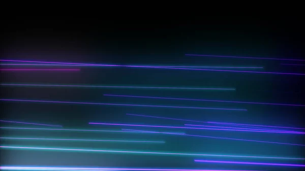 Dark Abstract Background Glowing Neon Lines Magic Lights Space Motion — Stock fotografie