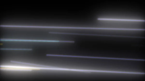 Sötét Elvont Háttér Ragyogó Neon Vonalakkal Varázslatos Fények Térmozgás Koncepció — Stock Fotó