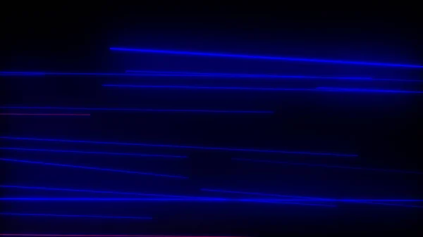 Темный Абстрактный Фон Светящимися Неоновыми Линиями Волшебные Огни Концепция Движения — стоковое фото