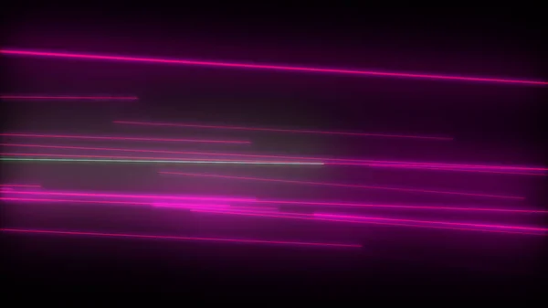 Dark Abstract Background Glowing Neon Lines Magic Lights — Photo