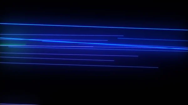 Dark Abstract Background Glowing Neon Lines Magic Lights — Stockfoto