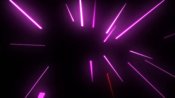 Λάμψη Σωματίδια Ροή Multi Χρώμα Ακτίνες Χορδές Backdrop Εικόνα Φόντο — Φωτογραφία Αρχείου