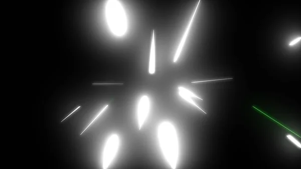 粒子の流れマルチカラーレイズ文字列背景イラスト — ストック写真