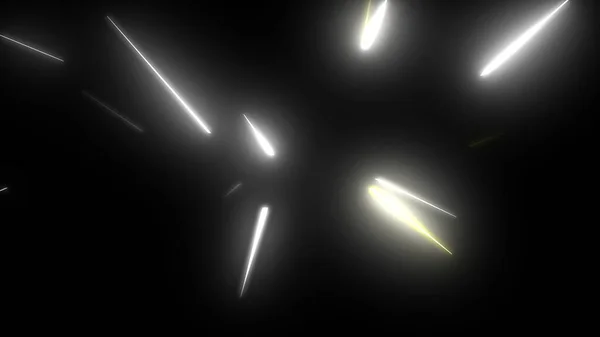 Λαμπερό Πολύχρωμο Νέον Λαμπερή Ροή Χορδών Σωματιδίων Έγχρωμο Φόντο Εικονογράφηση — Φωτογραφία Αρχείου