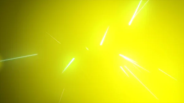 Glühende Mehrfarbige Neon Leuchtende Partikel Stringfluss Farbige Hintergrund Illustration Hintergrund — Stockfoto