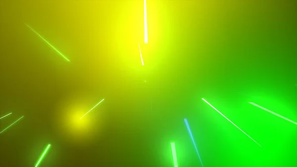 マルチカラーネオン輝く粒子文字列の流れ 色の背景イラストの背景あなたのウェブデザイン バナー タイトル テキスト — ストック写真