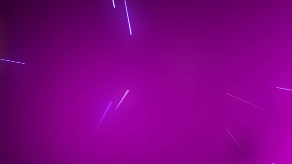 Glödande Multi Färg Neon Shining Partiklar Sträng Flöde Färgad Bakgrund — Stockfoto