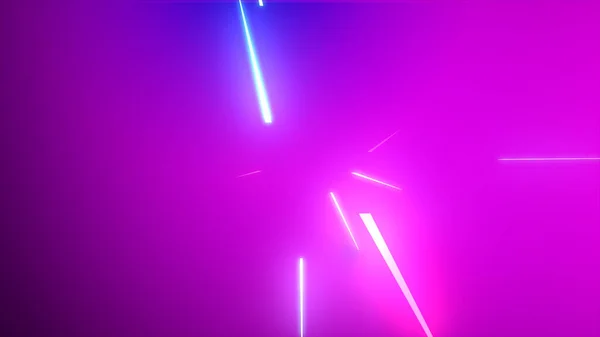 Brillante Multi Colore Neon Splendente Flusso Particelle Stringa Sfondo Colorato — Foto Stock
