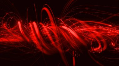 Parlayan Çizgiler Parçacıkları Çok Renkli Dizgiler, Rays Arkaplan Resim Arkaplanı. WEB Tasarım, TV şovu, afişler, metinler ve benzeri şeyler için...