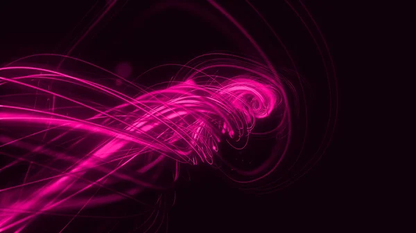Linii Strălucitoare Particule Flow Șiruri Culori Multiple Rays Fundal Ilustrare — Fotografie, imagine de stoc