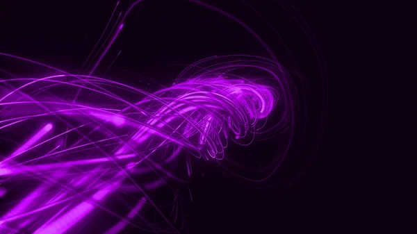 Glowing Lines Particles Flow Multi Color Strings Rays Backdrop Illustration — Stock Photo, Image