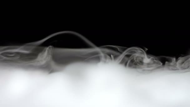 Splashing Smoke Hermosas Imágenes Alta Calidad Disparo Cámara Dragón Épica — Vídeo de stock