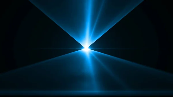 Efekt działania świateł laserowych — Zdjęcie stockowe