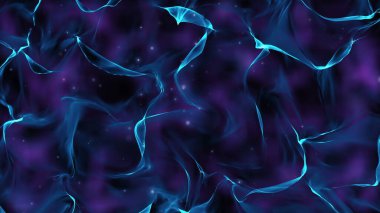 Sihirli Dalgalanan Yumuşak Perde Arkaplanı