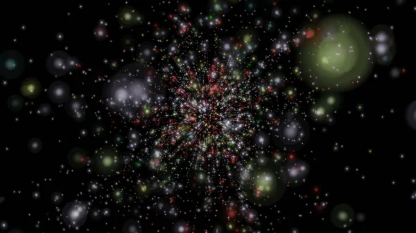 Αφηρημένα σωματίδια Galaxy Stars — Φωτογραφία Αρχείου