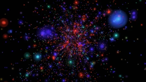 Abstrakta partiklar Galaxstjärnor — Stockfoto