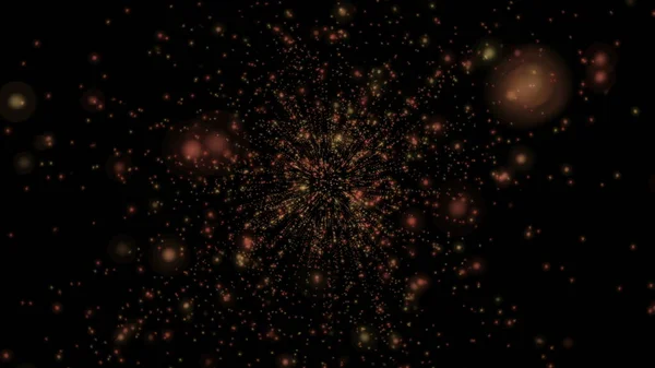 Streszczenie cząstek Galaxy Stars — Zdjęcie stockowe