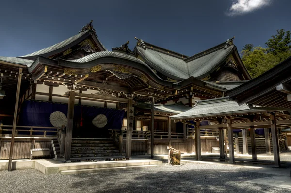 Santuário de xintoísmo japonês Ise jingu, Ise, Japão — Fotografia de Stock