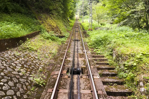 ケーブルカー鉄道、高野さん、日本 — ストック写真