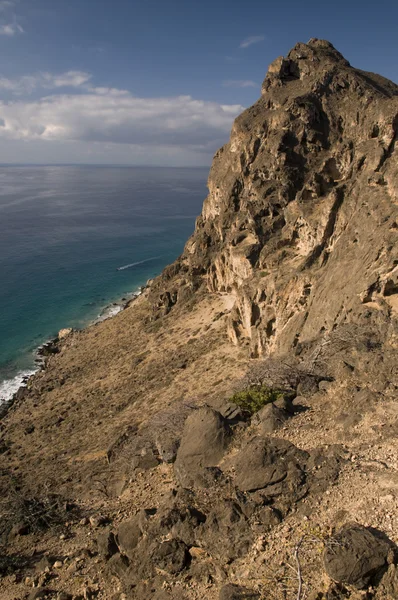 Coastline from Yemen to Oman — Stock Photo, Image