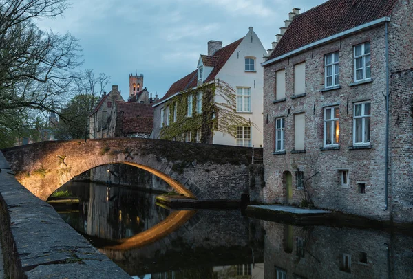 Brugge романтичне місто — стокове фото