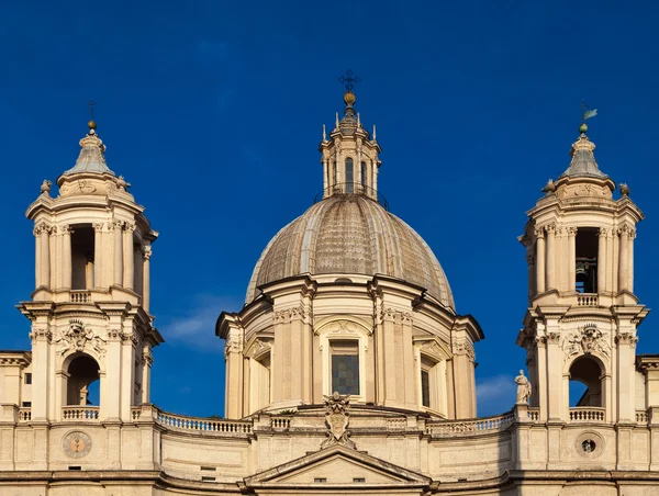 Fasade Sant Agnese in Agone — Stock Photo, Image