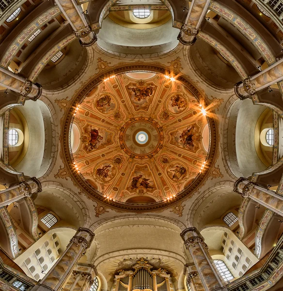 The Dresden Frauenkirche — Stock Photo, Image