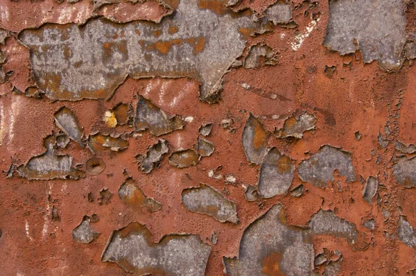 Texture Della Vecchia Parete Dipinta Calcestruzzo Rosso Con Macchie Vernice — Foto Stock