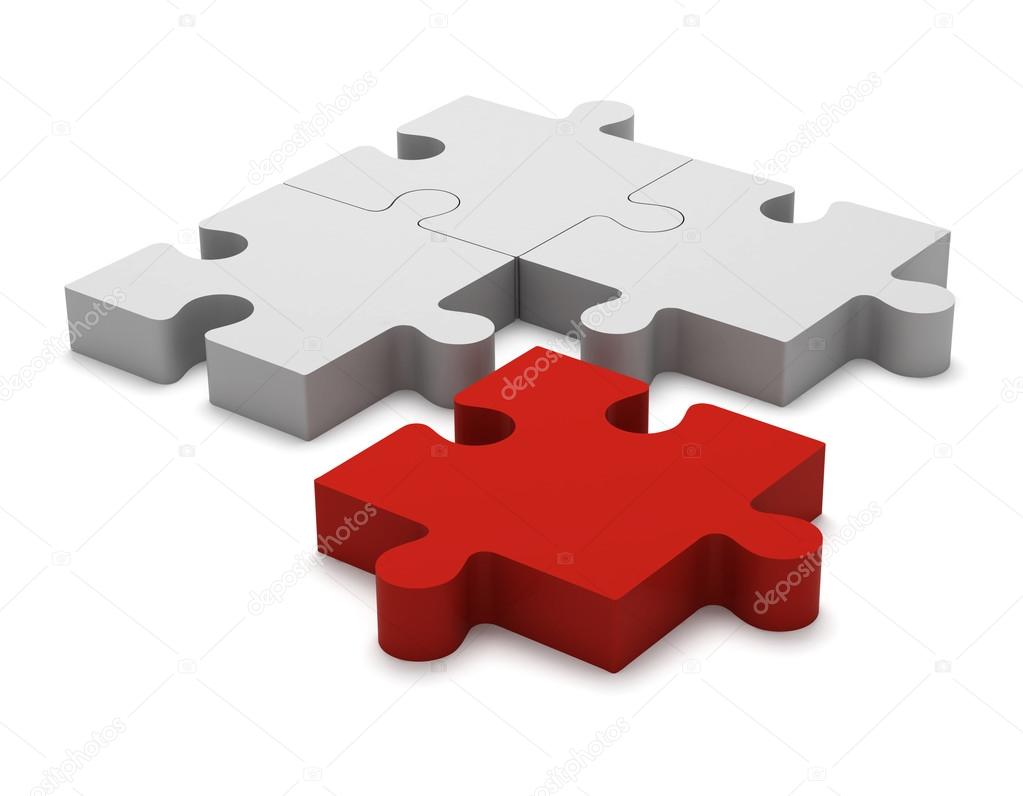 Pieces red