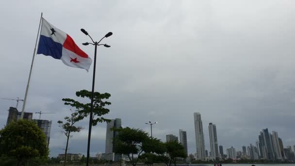 Центр Панамы Столица Республики Панама Одно Важнейших Направлений Стране — стоковое видео