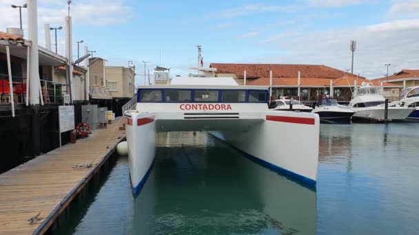 Panama Nov Contadora Island Ferry Contadora Por Excelência Ilha Mais — Vídeo de Stock