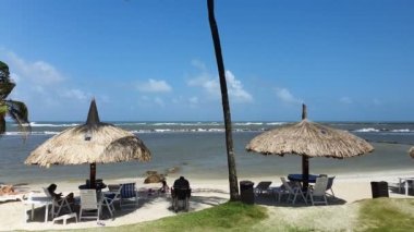 8 Şubat 2021 'de Panama, Colon' daki güzel Karayip binalarında Playa Escondida Lüks Tatil Köyü..