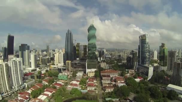 PANAMA CITY - NOV 5 : Images vidéo du centre-ville de Panama prises le 5 NOV 2014 à Panama City, Panama. Centre-ville de Panama est un centre financier et commercial avec des origines dans les années 1900 . — Video