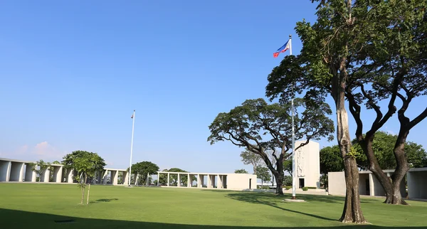 Manila - 17. května: Plaza amerického hřbitova památníku světové WA Stock Fotografie