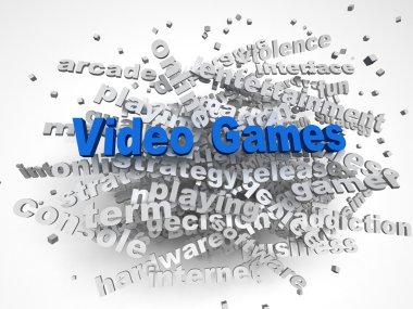 3D görüntü Video oyunları sorunları kavramı kelime arka plan bulut
