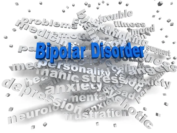 3d image Bipolar disorder issues concept word cloud background Stock Picture